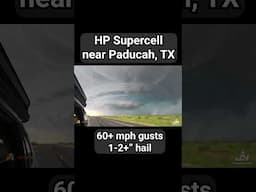 HP Supercell over Paducah, TX | June 8, 2025
