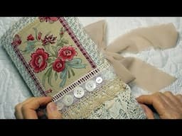 Colourful Eclectic Vintage Style Journal ft. Lavish Laces & The Paper Cameo