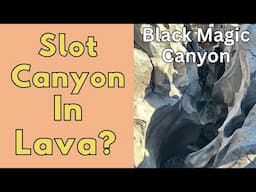 Water Carved A Slot Canyon Through A Lava Flow?  Geology Explained