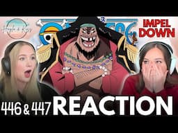 BLACKBEARD VS. LUFFY | ONE PIECE | Reaction 446 & 447