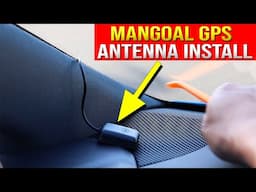 Mangoal GPS Antenna Install (Without Removing Panels)