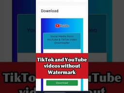 How to Download | Without Watermark | TikTok New Video | Viral Trending Video