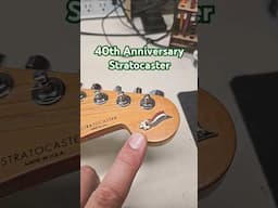 40th Anniversary Stratocaster with Nut Issues