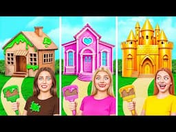 One Colored House Rich vs Broke vs Giga Rich | Smart Gadgets vs Hacks by Multi DO Smile
