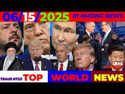 WORLD NEWS 🔴6/15/2025 ⏰TRUMP TSIS PUB TUA KHAMENEI, RUSSIA&TRUMP KOOM DAWS ROG IRAN, CHINA, INDIA