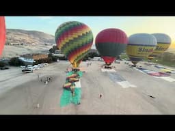 Luxor Hot Air Balloon Lift Off