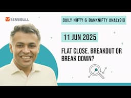 NIFTY & BANK NIFTY Analysis for Tomorrow | Stock Market Outlook | 11 June 2025, Wednesday