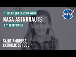 Astronaut Q&A With Ohio Students: What Does Space Smell and Sound Like?