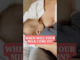 Wondering When Your Milk Will ‘Come In’? Here’s What to Expect!