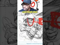 Creating a dynamic comic page #drawing