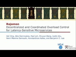 NSDI '25 - Rajomon: Decentralized and Coordinated Overload Control for Latency-Sensitive...