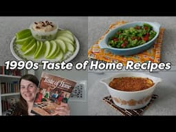 Trying 1990s Recipes from TASTE OF HOME MAGAZINE!