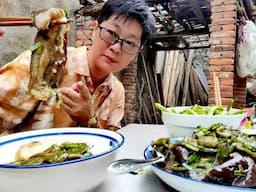 九九把茄子辣椒一锅焖，入口香糯还拉丝，这口感真是绝绝子 #我的乡村生活 #农家院农家菜农家生活 #生活的烟火气息#湘西九九美食#家常菜 #三农美食 #湖南美食