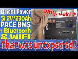 Orientpower 230Ah Battery with new PACE BMS and Bluetooth + Wifi. What is going on, Jaki???