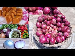How to preserve fresh onions.  Spice blend to preserve onions,  ginger,  garlic, herbs and peppers