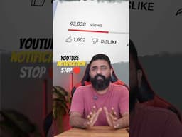 Youtube notification Stop 🛑 chaithu 😱