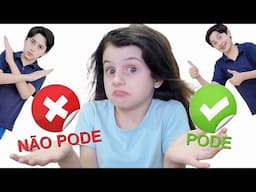 Julinha aprendendo o Que Pode✅❌e o Que Não em casa Mimi Julinha