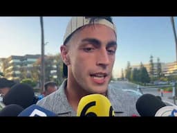 "Adentro de la cancha trato de transmitir personalidad", asegura Santiago Mele