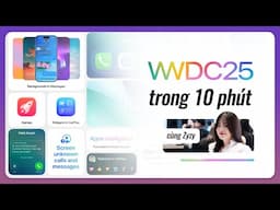 WWDC25 trong 10 phút: iiOS 26, iPadOS 26, macOS 26, watchOS 26, visionOS 26, and tvOS 26.
