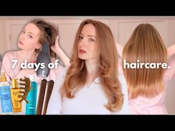 7 days of haircare | Overnight blow out & blow dry straightening