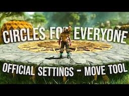 How To Make Circles In ARK: Survival Ascended With Both Official Settings And The Move Tool