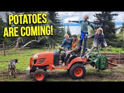We Damaged our Tractor! Prepping the Land for Potatoes | Kilcher Homestead
