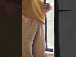 My new favorite work from home pants #sewing #sewingpattern #sewnpants