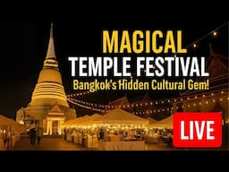 Magical Temple Festival in Bangkok | Food, Culture & Night Lights IRL