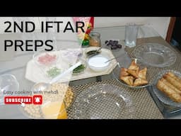 Iftar recipes | 2nd Ramdan | meethay samosa | Spring rolls | chana chaat | easy cooking with mehak