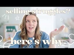 why your handmade products aren't selling- it's not what you think.