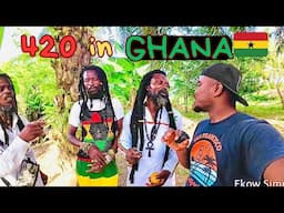 420 in GHANA🇬🇭 | Nyahbinghi Chanting and Drumming with Rastas