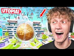 I Got 100 Players To Land At UTOPIA CITY In Fortnite! (New Tilted Towers)