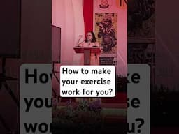 How to make exercise work for you