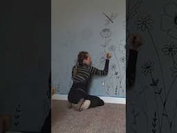 🌻 Baby’s First Birthday Mural