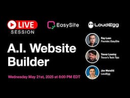 EasySite Review and Webinar - AI Website Builder