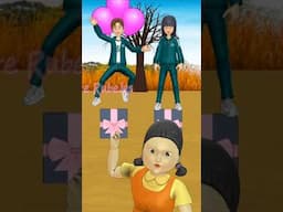 Left Or Right ? ( Sakura Squid Game ). #sakuraschoolsimulator #shorts #sakura #ytshorts