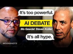 AI Experts Debate: Overhyped or Underhyped? (Opposite Opinions) Mo Gawdat & Steven Kotler | EP #177