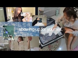 showing up for yourself! 🤍 crocheting, new fashion pickups & solo adventures | navigating my 20s