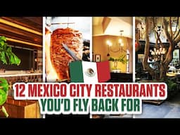 12 Best Restaurants in Mexico City for Tacos, Street Food & Vegan Food | Mexico City Food Guide 2025