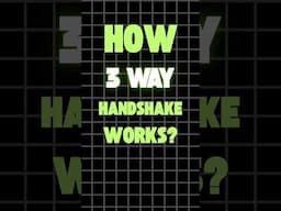 3 way TCP handshake internal working #softwareengineer #systemdesign #java #springboot