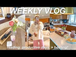 WEEK IN THE LIFE | paying off our student loans (!!), spring cleaning, productive days, + reading!