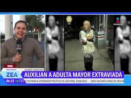 Auxilian a adulta mayor extraviada en la alcaldía Álvaro Obregón, CDMX | Noticias con Francisco Zea