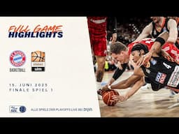 FC Bayern München Basketball vs. ratiopharm ulm - Full Game Highlights - Finale Spiel 1, 2024/25
