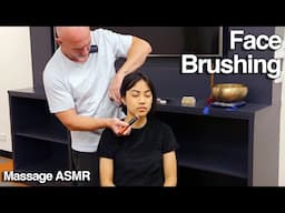 ASMR Meet Up - 4 - Relaxation Session - Face Brushing with Dmitri