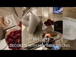 Decorate With Me | Table Styling with Color | New Spring Candles | Date Night