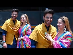 Cute Couple Ankita Lokhande And Vicky Jain At Laughter Chefs S2 Sets