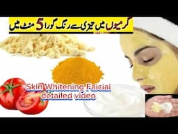 Whitening Faicial Detailed Video Step By Step #3 steps whitening faicial #best whitening faicial