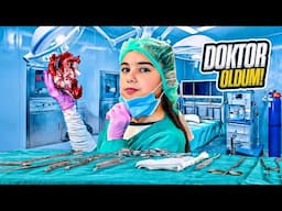 TÜM GÜN DOKTOR OLDUM !! ELİF SİNEM 24 SAAT KİDZANİA MESLEKLERİ OLDUM !!