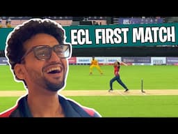 ECL First Match Bangalore Bashers v/s Kolkata Superstars | Vlog 89