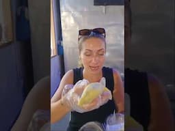 Eating CHEAP Durian in Bangkok night market 🇹🇭 #thaidurian